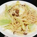 粉おとし's cooksnap of when they made 簡単♡キャベツとしめじ和風ペペロンチーノ.
