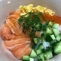 メイ☆★'s cooksnap of when they made 話題入り♪鮭とイクラの親子ちらし寿司.