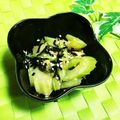 ３匹の大ぶたママ's cooksnap of when they made たっぷり生姜のセロリのナムル.