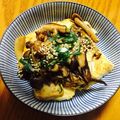 ゆにゅっち's cooksnap of when they made ズボラな♪豆腐ステーキ きのこ添え.