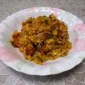 ＠迷子＠'s cooksnap of when they made 唐揚げＩＮ♪カレー炒飯♡.