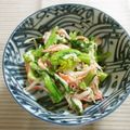 ☆Rokko☆'s cooksnap of when they made 菜の花とカニカマのカラシマヨ合え.