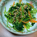 くいむし's cooksnap of when they made 和えるだけ～★三つ葉のおひたし.