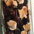 Ｏkazu's cooksnap of when they made 混ぜて焼くだけ簡単マシュマロオレオケーキ.