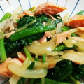 みずたま1616's cooksnap of when they made ほうれん草と塩鮭のしょうがバター炒め.