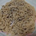 さーパパ's cooksnap of when they made お店の味☆牛ホルモン鍋＆胡麻そば.