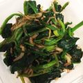 スイジョウ's cooksnap of when they made 簡単☆ホウレン草としらすの和え物.