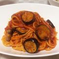 ♡♡かれん♡♡'s cooksnap of when they made フライパンで簡単！ナスのトマトパスタ♪.