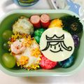 クック8IQA7G☆'s cooksnap of when they made 海苔パンチで簡単　キャラ弁　嵐マーク.