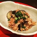 3yes's cooksnap of when they made ナスの鶏そぼろあんかけ☆黄金タレ.