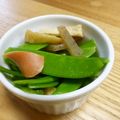 そらてんママ's cooksnap of when they made めんつゆで♪ ベーコンと絹さや煮.
