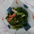 イチゴ、イチゴ。's cooksnap of when they made 小松菜とわかめの和え物.