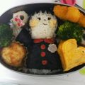 ひつじ３９８'s cooksnap of when they made ✿入園・入学・卒園のキャラ弁当✿.