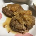 mk2s's cooksnap of when they made 皆大好き【ハンバーグ★和風おろしソース】.