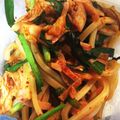 修行だ！たにし's cooksnap of when they made キムチ焼きうどん＊.