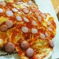あやこりんちゃん's cooksnap of when they made フライパンde餃子の皮ピザ.