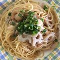 izoopu's cooksnap of when they made アヒージョのオイルで簡単パスタ.