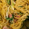 ０３７５２９'s cooksnap of when they made 白菜とベーコンのクリームパスタ.
