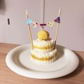くまくママ's cooksnap of when they made ハーフバースデーに♡離乳食ケーキ.