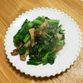ピーナッツ子♪'s cooksnap of when they made 【粉】菜の花と豚バラの炒めもの【チーズ】.