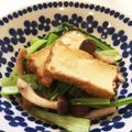 ☆しんば☆'s cooksnap of when they made 5分でできる。簡単小松菜と厚揚げの煮物.