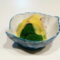 まんまるまうちゃん's cooksnap of when they made ブロッコリーとカニカマの黄身酢かけ.
