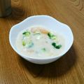 msft5632's cooksnap of when they made 鮭とキノコのとろとろ豆乳シチュー.