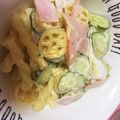 SORxSIR's cooksnap of when they made マカロニとゆで卵のサラダ♪.