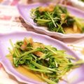 れみカ's cooksnap of when they made 超簡単1品☆豆苗の麺つゆ浸し.