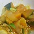 イカ輪's cooksnap of when they made かぼちゃのそぼろ煮☆生姜パワーで風邪予防.
