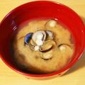 楽園主義's cooksnap of when they made シジミの味噌汁〜(o˘◡˘o)♡.