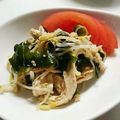 ＊ｎｏａ＊”'s cooksnap of when they made 蒸し鶏のサラダ.