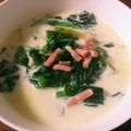 ゆうママゴン's cooksnap of when they made すぐ出来る♡ほうれん草のミルクスープ.