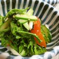 solapapa's cooksnap of when they made わさび菜と長芋のサラダ.