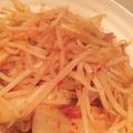 Koidorobo's cooksnap of when they made 肉なし！キムチもやし炒め.