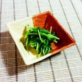 SP♪'s cooksnap of when they made 豆苗の胡麻和え.