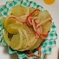 まよんね's cooksnap of when they made 簡単！*カニカマとレタスのあえもの*.