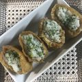 Ribbonキッチン's cooksnap of when they made ツンと爽やか、わさび菜のいなり寿司.