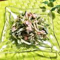 ３匹の大ぶたママ's cooksnap of when they made 水菜とツナのサラダ.
