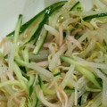 いちやすりん's cooksnap of when they made もやしときゅうりのナムル.