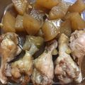 くっくにゅうこ's cooksnap of when they made 鶏手羽元と大根の甘酢煮.