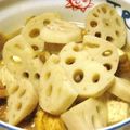 島田佳奈's cooksnap of when they made 厚揚げとレンコンのきんぴら煮♪.