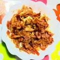 ベノレ's cooksnap of when they made 簡単おつまみ♡ベーコン&野菜の和風炒め.