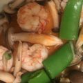せあぶ's cooksnap of when they made スナップえんどうとエビのバター炒め.