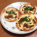 ぽめchan's cooksnap of when they made 【15分】餃子の皮de照焼きマヨ和風ピザ.