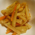 momomilco's cooksnap of when they made 大根の皮と人参のきんぴら★.