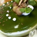 のりちょま's cooksnap of when they made 2層♪抹茶のレアチーズケーキ.