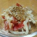 おちゃむ夫人's cooksnap of when they made 新玉ねぎと大根のぽん酢サラダ.