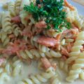 。・＊Reve＊・。's cooksnap of when they made トップ10⭐︎サーモンのクリームパスタ.