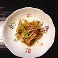 yesmama's cooksnap of when they made ブロッコリーの芯とごぼうのナンプラー炒め.